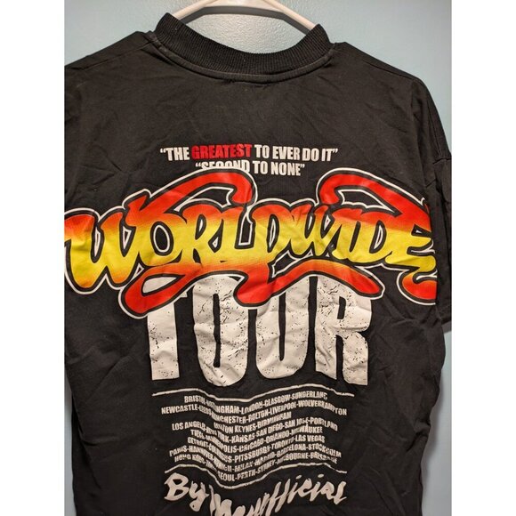 Boohooman Man Oversize Hip Hop Worldwide Tour Graphic Shirt - Picture 6 of 7